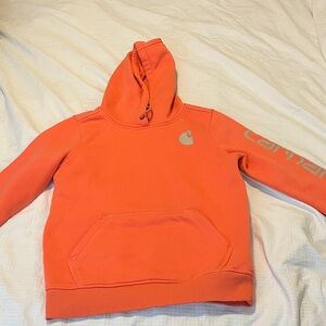 Carhartt Vibrant Orange/pink Hoodie with Logo